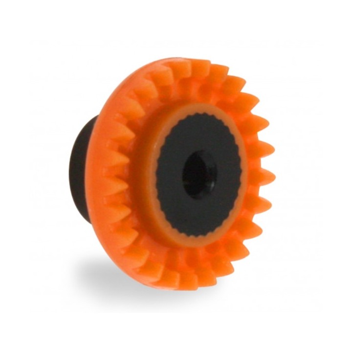 CORONA 25D NYLON EN LINEA EJE 3/32 2,38mm SCALEAUTO SC1111R