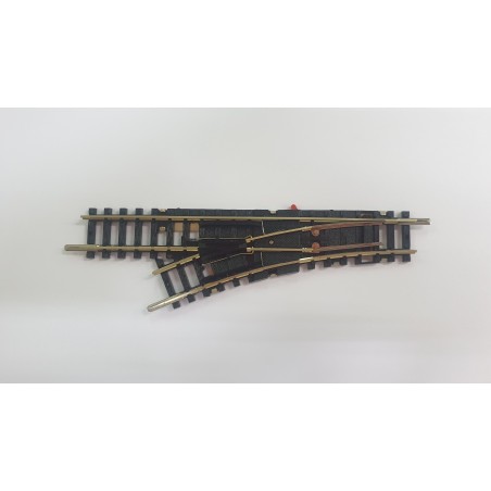 DESVIO IZQUIERDA R1 30º MANUAL MINITRIX 14961 ESCALA N