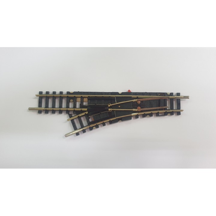 DESVIO IZQUIERDA R1 30º MANUAL MINITRIX 14961 ESCALA N