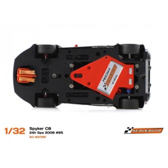SPYKER C8 LAVIOLETTE GT2R -RACING AW - LEMANS 08 SCALEAUTO SC6075 ESCALA 1/32