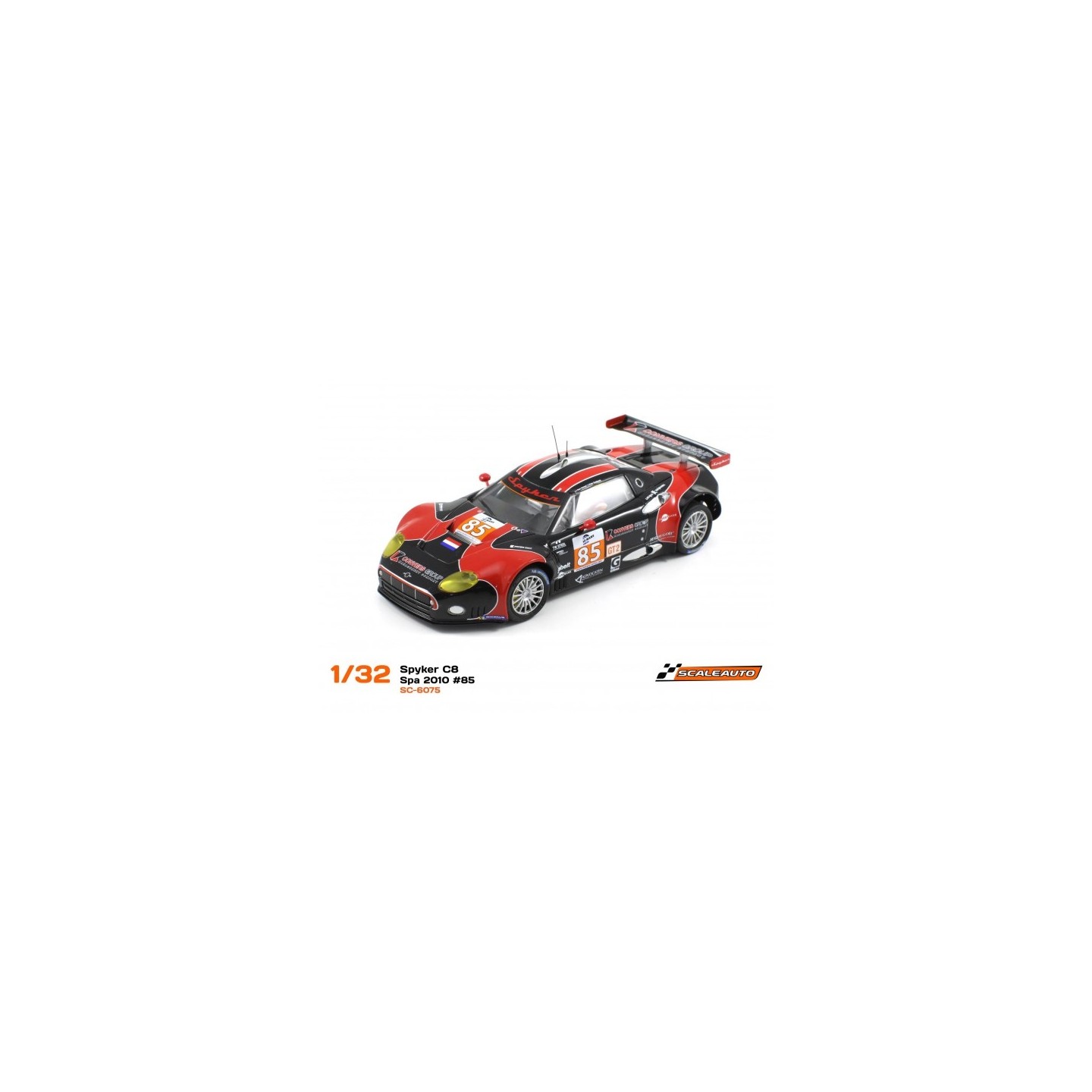 SPYKER C8 LAVIOLETTE GT2R -RACING AW - LEMANS 08 SCALEAUTO SC6075 ESCALA 1/32
