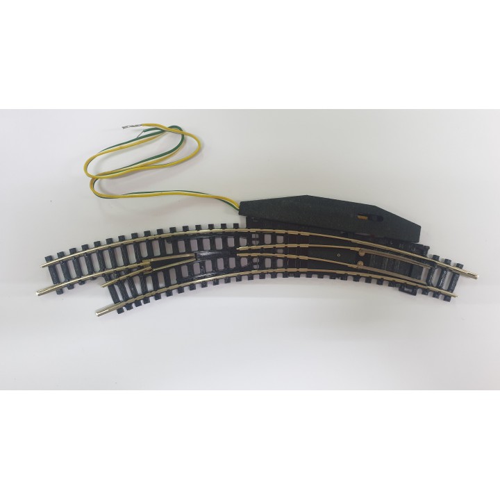 DESVIO CURVA IZQUIERDA R1/2 ELECTRICO MINITRIX 14966 ESCALA N