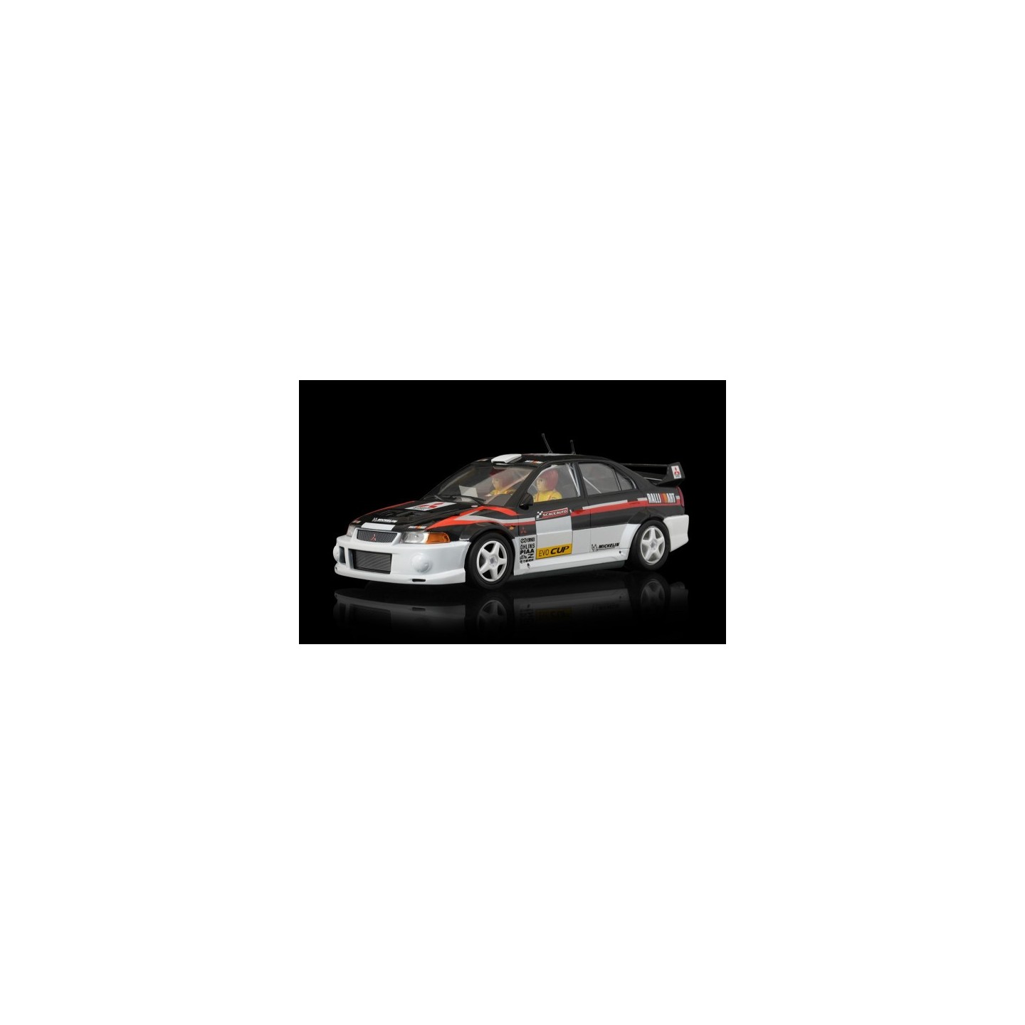 MITSUBISHI EVO VI CUP VERSION NEGRO R-VERSION AW SCALEAUTO SC6319C ESCALA 1/32