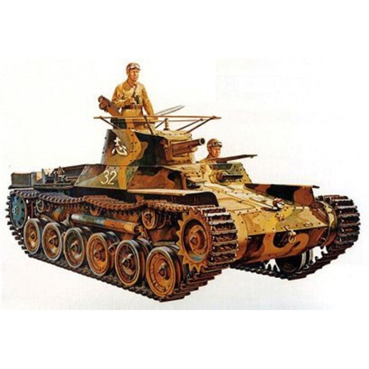 TANQUE JAPONES TYPE 97 CHI-HA" 1975 TAMIYA 35075 ESCALA 1/35"