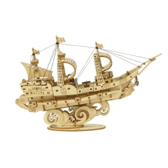 MAQUETA MADERA BARCO PIRATA ROBOTOYS TG305