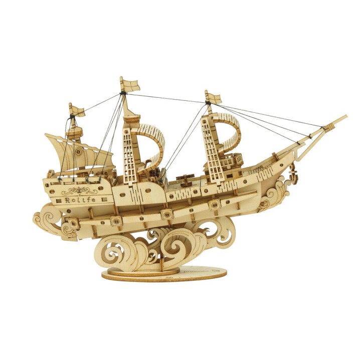 MAQUETA MADERA BARCO PIRATA ROBOTOYS TG305