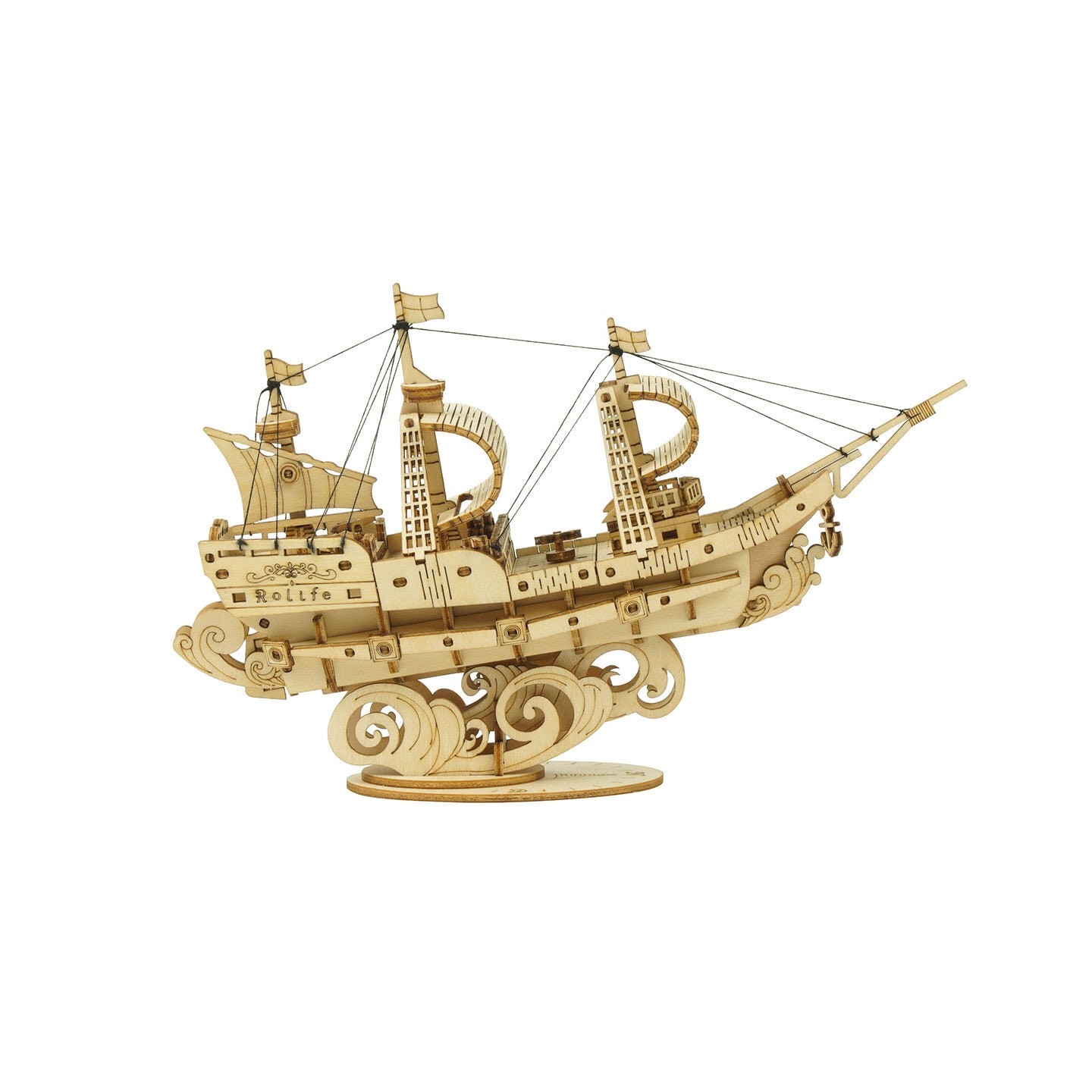 MAQUETA MADERA BARCO PIRATA ROBOTOYS TG305