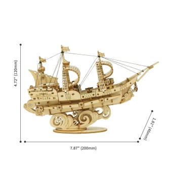 MAQUETA MADERA BARCO PIRATA ROBOTOYS TG305