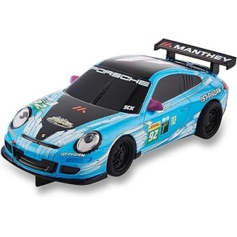 PORSCHE 911 AZUL SCALEXTRIC COMPACT C10628S300 ESCALA 1/43