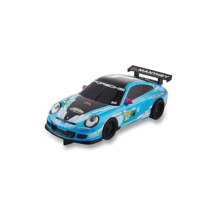 PORSCHE 911 AZUL SCALEXTRIC COMPACT C10628S300 ESCALA 1/43