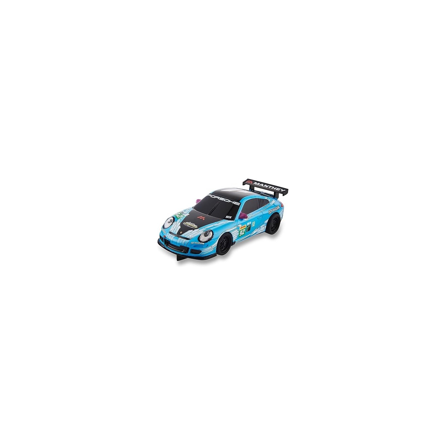 PORSCHE 911 AZUL SCALEXTRIC COMPACT C10628S300 ESCALA 1/43