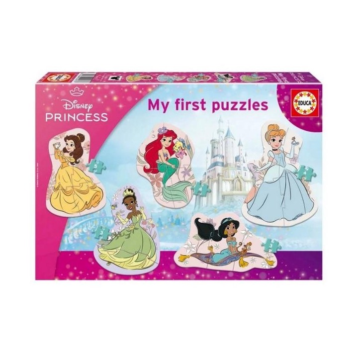 PUZZLE BEBÉ 5 EN 1 PRINCESAS DISNEY EDUCA 20473