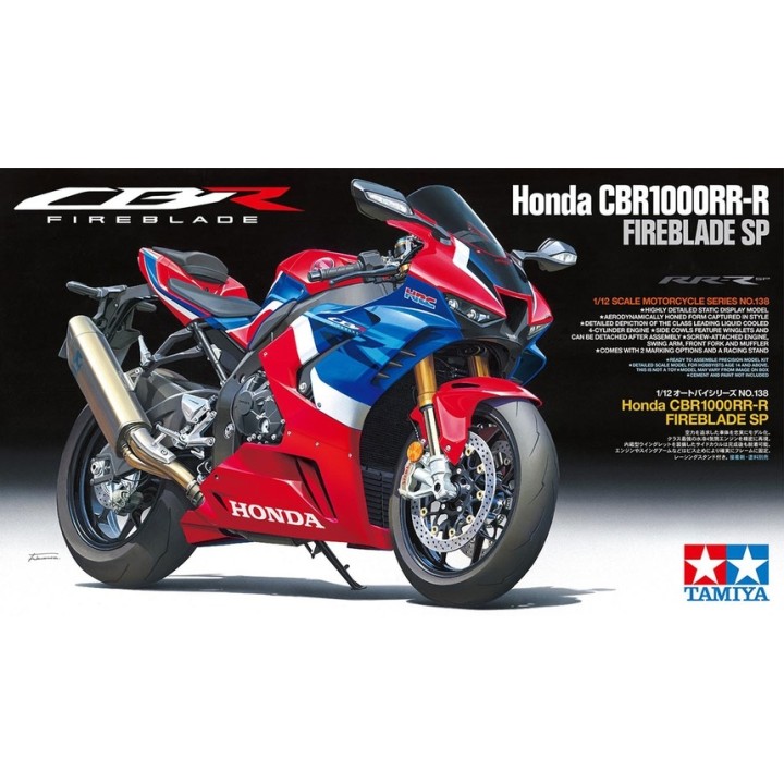 HONDA CBR1000RR-R FIREBLADE SP TAMIYA 14138 ESCALA 1/12