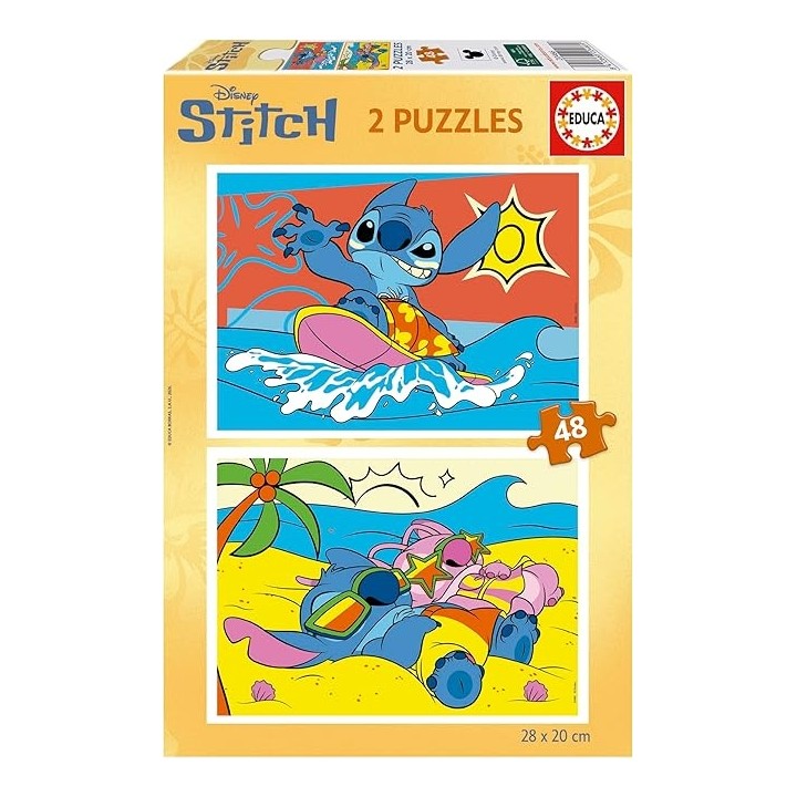 PUZZLE STITCH 2X48 PIEZAS EDUCA 20466