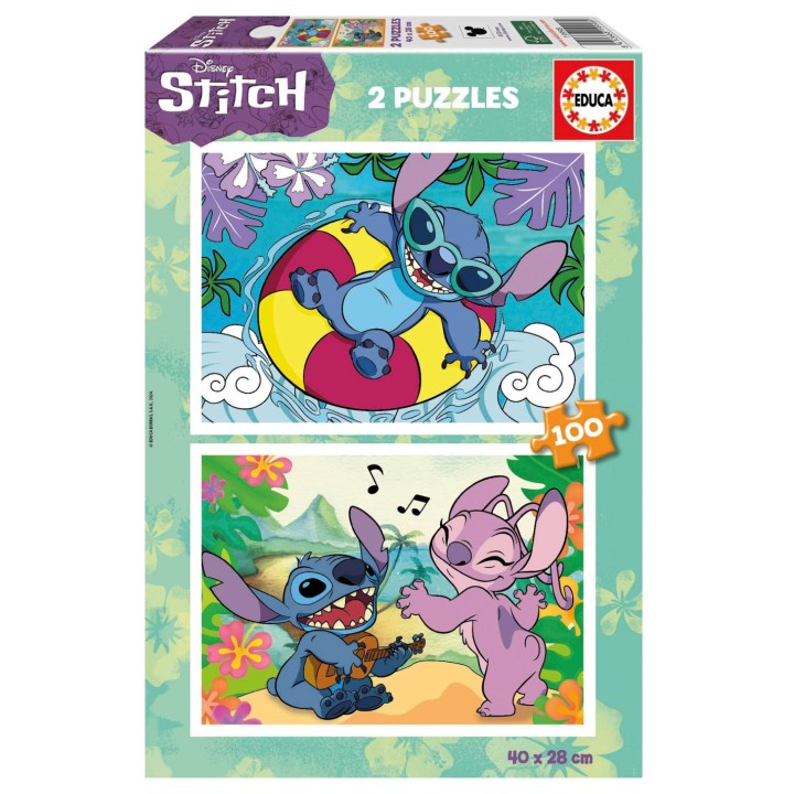 PUZZLE STITCH 2X100 PIEZAS EDUCA 19998