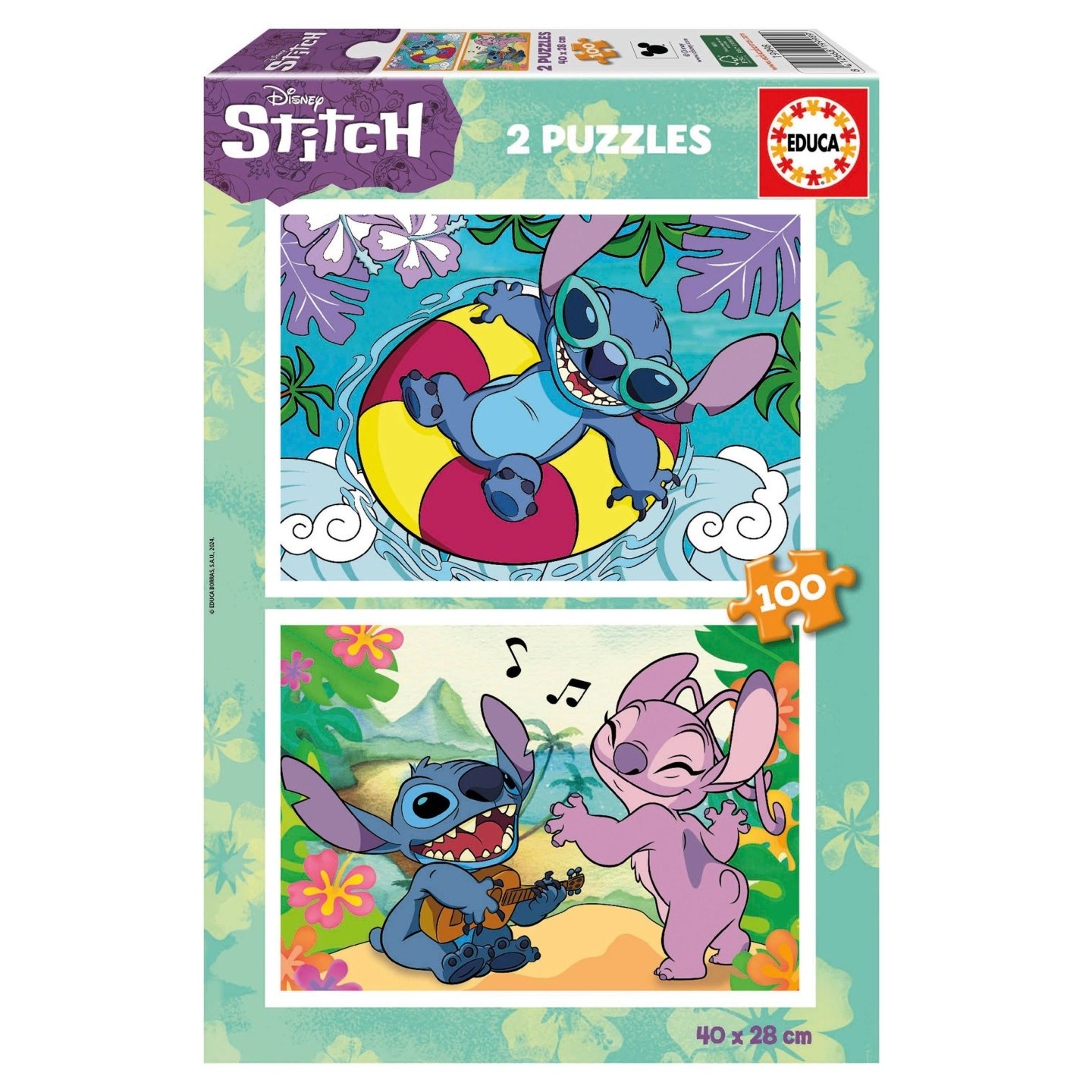 PUZZLE STITCH 2X100 PIEZAS EDUCA 19998
