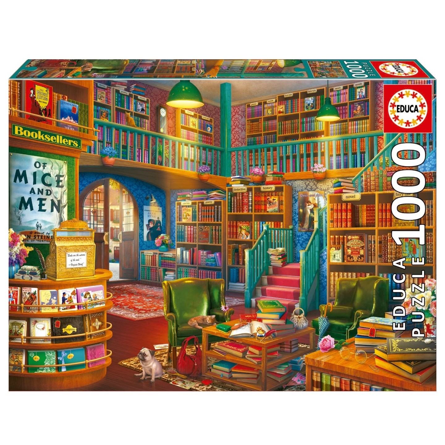 PUZZLE LIBRERIA 1000 PIEZAS EDUCA 19925
