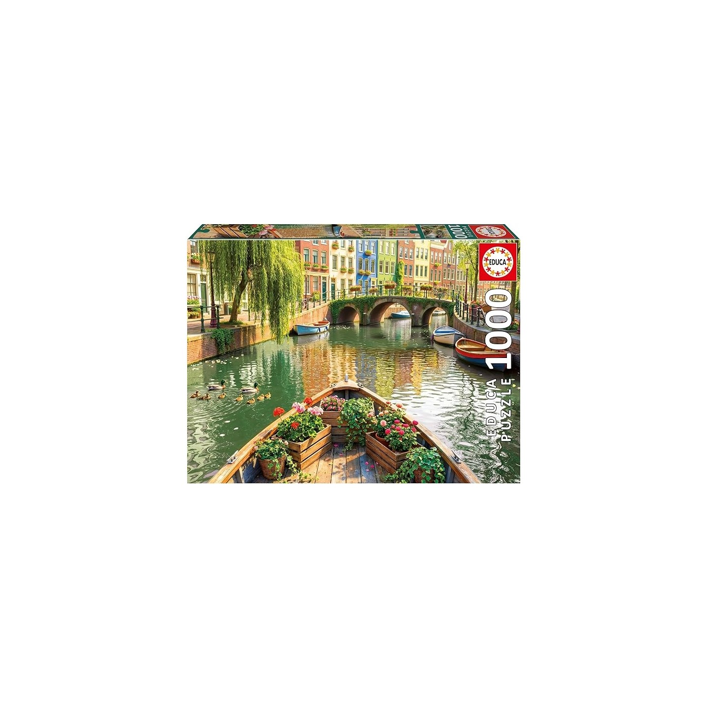 PUZZLE PASEO EN BARCO POR AMSTERDAM 1000 PIEZAS EDUCA 20563