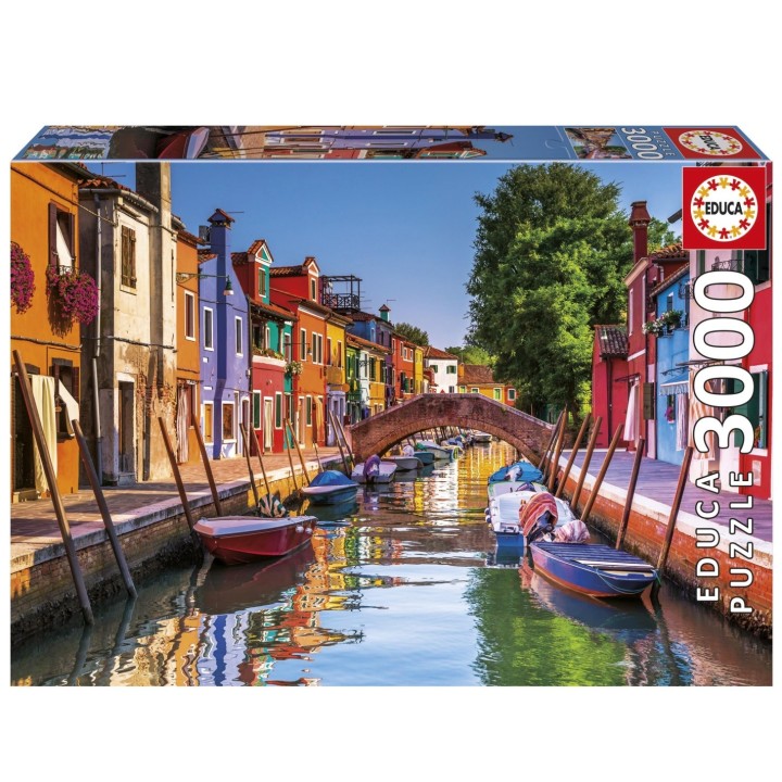 PUZZLE BURANO, ITALIA 3000 PIEZAS EDUCA 20577