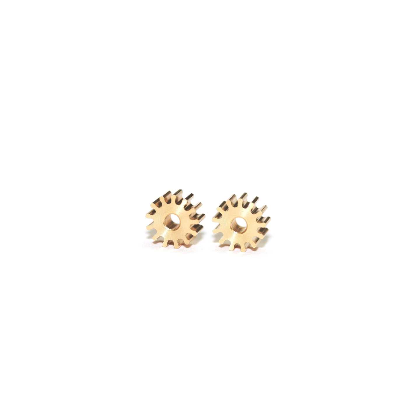 PIÑON DE LATON 13 DIENTES 7mm DIAMETRO PARA EJE DE 2mm SLOTING PLUS 084113