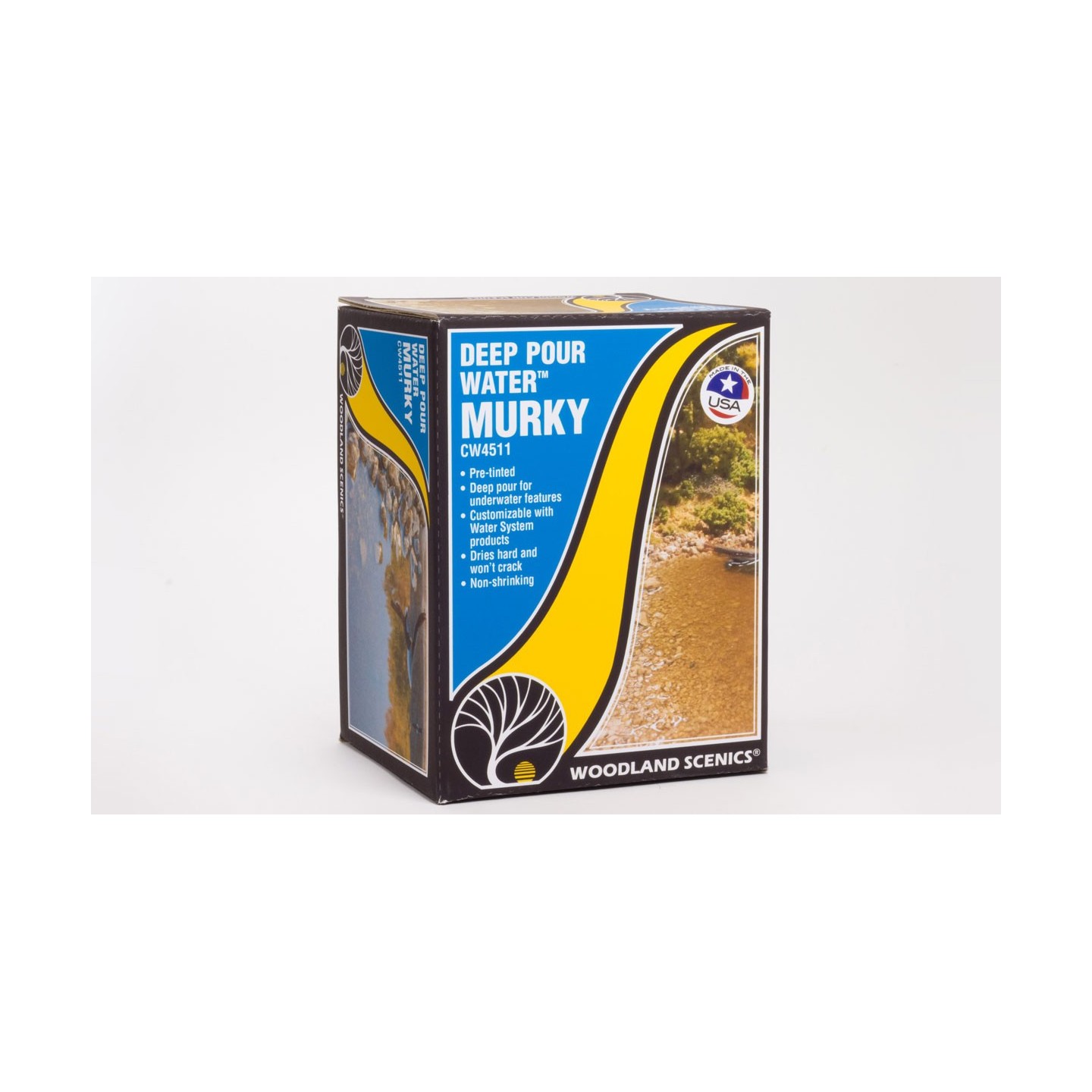 AGUA PROFUNDA TURBIA DEEP POUR WATER MURKY 354 ML WOODLAND SCENICS CW4511