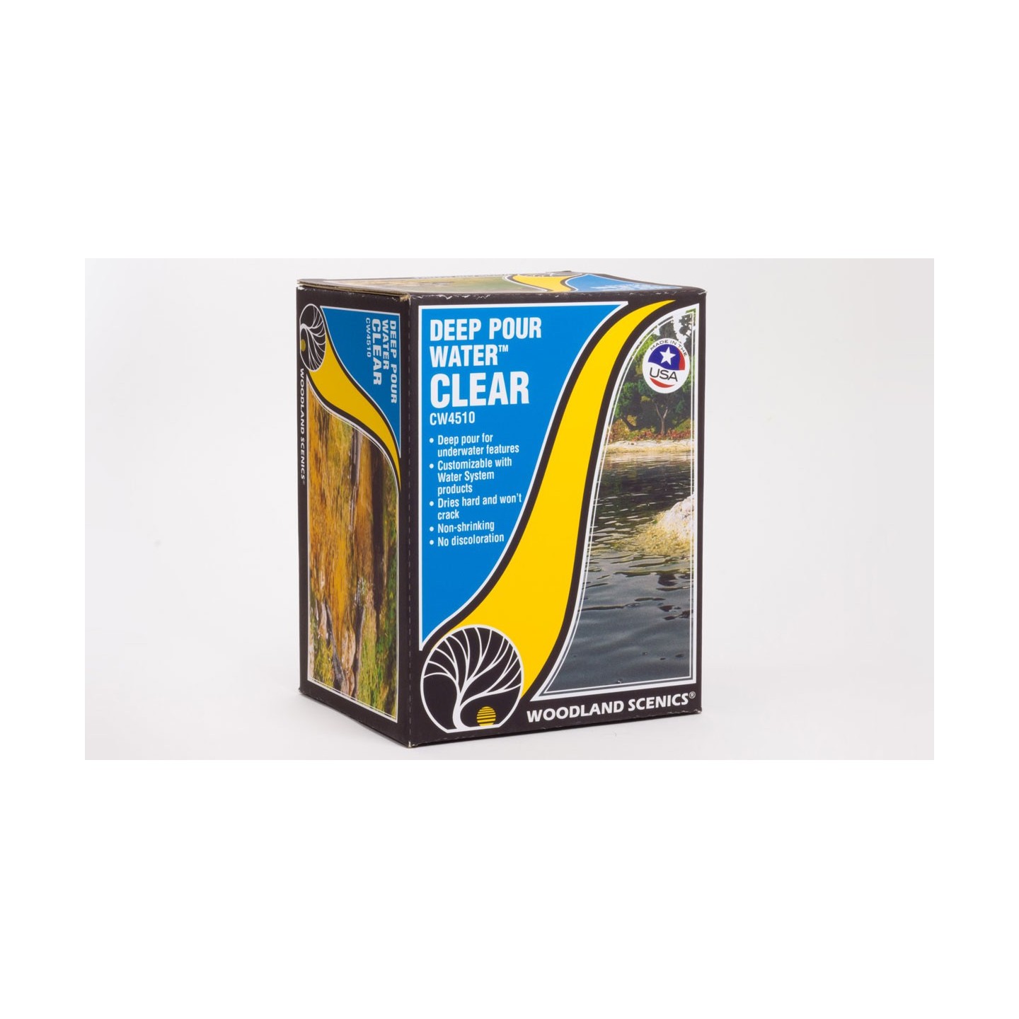 AGUA PROFUNDA TRANSPARENTE DEEP POUR WATER CLEAR 354 ML WOODLAND SCENICS CW4510