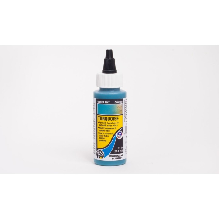 TINTE PARA AGUA TURQUESA TURQUOISE 59 ML WOODLAND SCENICS CW4520