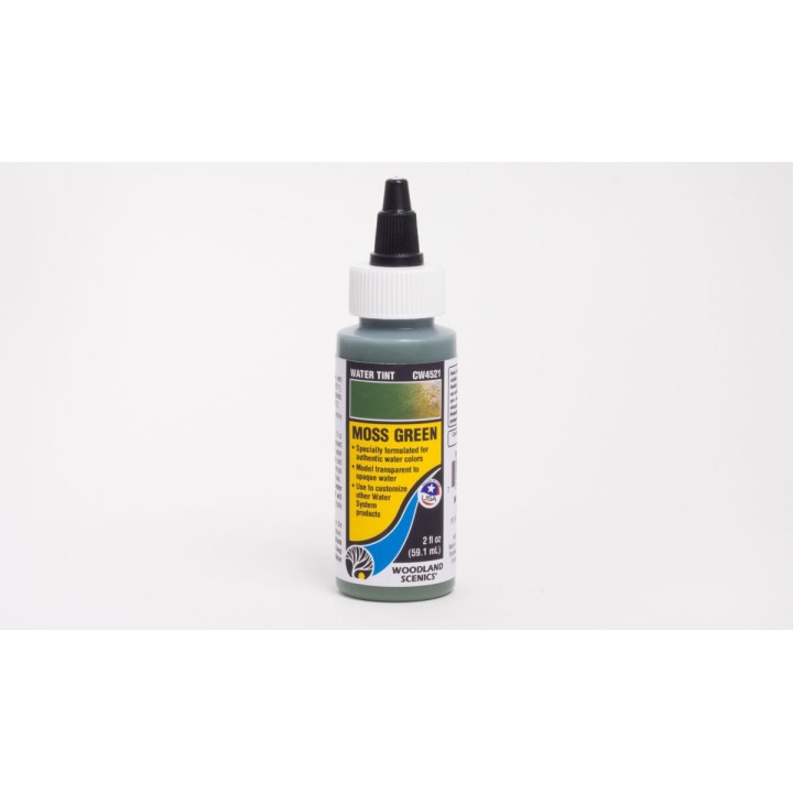 TINTE PARA AGUA VERDE MUSGO MOSS GREEN 59 ML WOODLAND SCENICS CW4521
