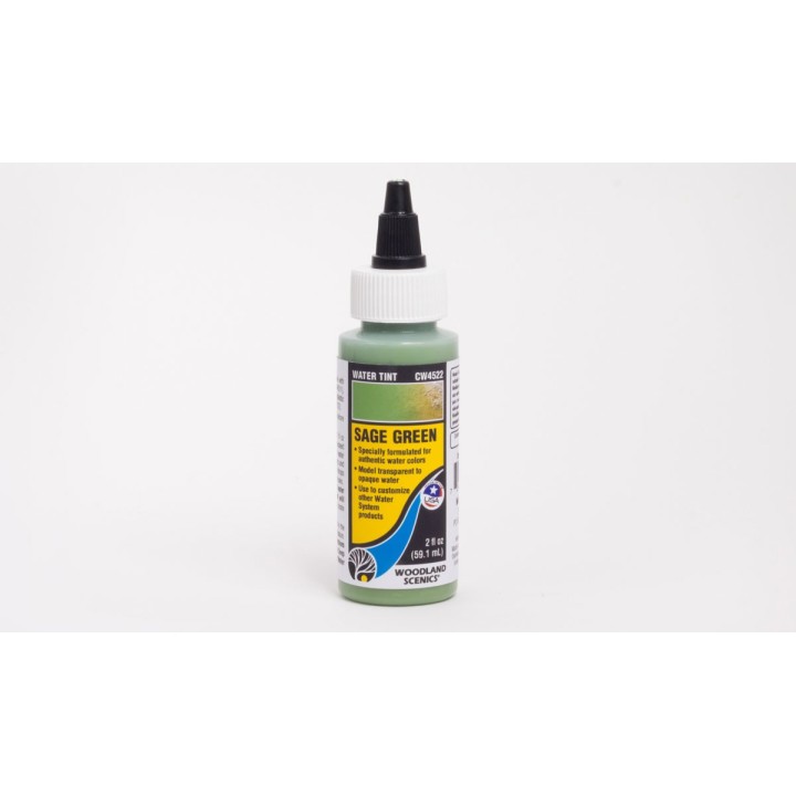 TINTE PARA AGUA VERDE SALVIA SAGE GREEN 59 ML WOODLAND SCENICS CW4522