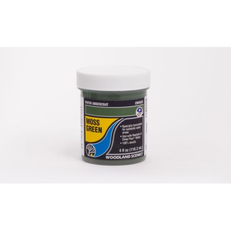PINTURA BASE PARA AGUA VERDE MUSGO MOSS GREEN 110 ML WOODLAND SCENICS CW4533