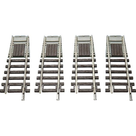 VÍAS DE SALIDA PARA PLACA GIRATORIA ROCO H0 4 UNIDADES ROCO 42616
