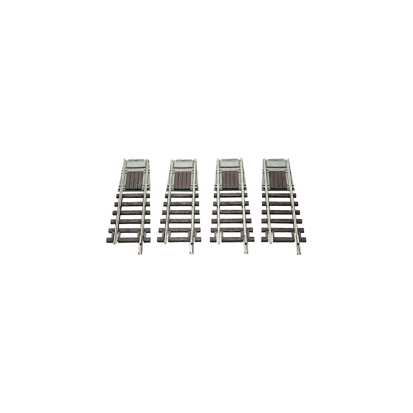 VÍAS DE SALIDA PARA PLACA GIRATORIA ROCO H0 4 UNIDADES ROCO 42616
