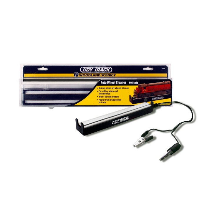 LIMPIADOR DE RUEDAS ROTO WHEEL CLEANER ESCALA H0 WOODLAND SCENICS TT4561