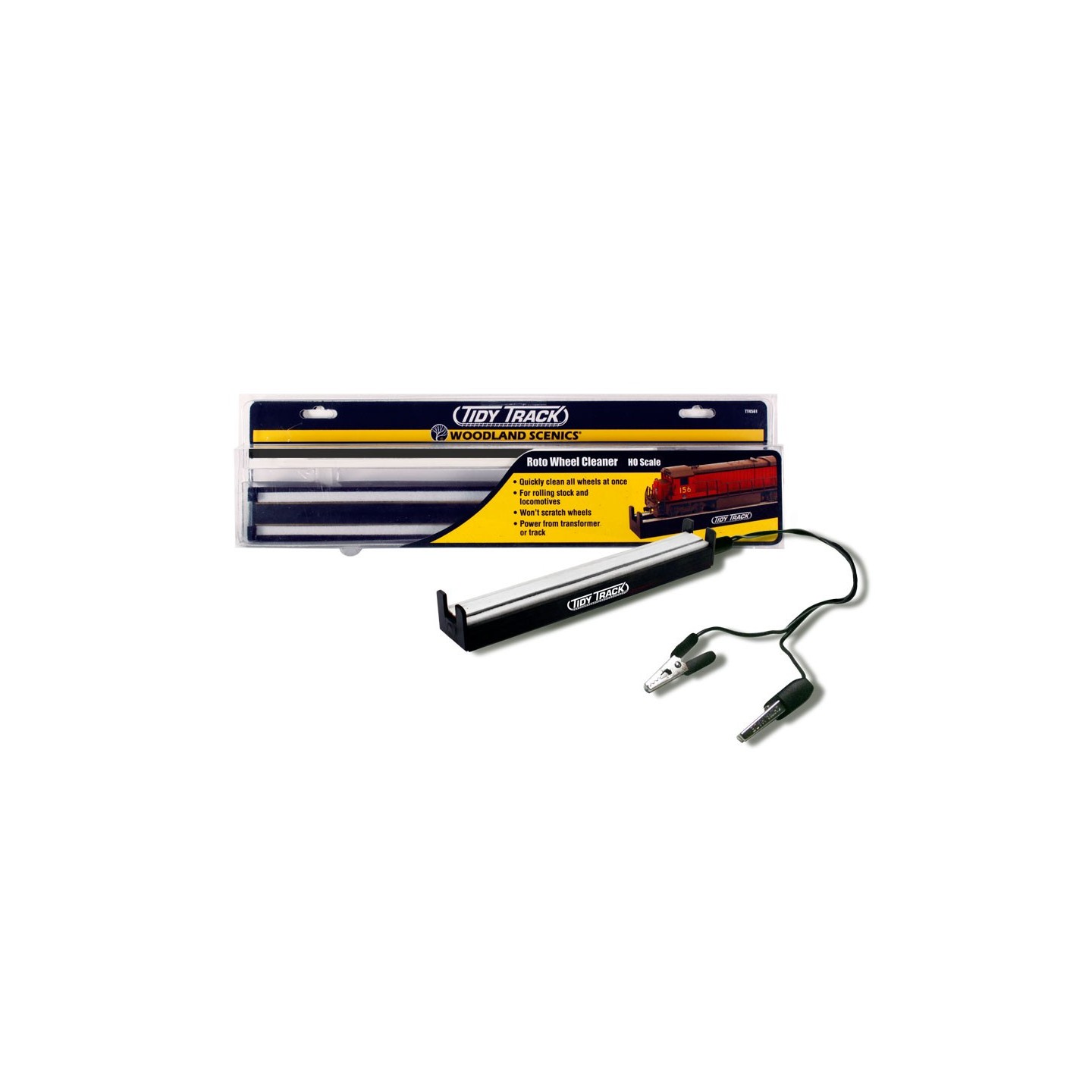 LIMPIADOR DE RUEDAS ROTO WHEEL CLEANER ESCALA H0 WOODLAND SCENICS TT4561