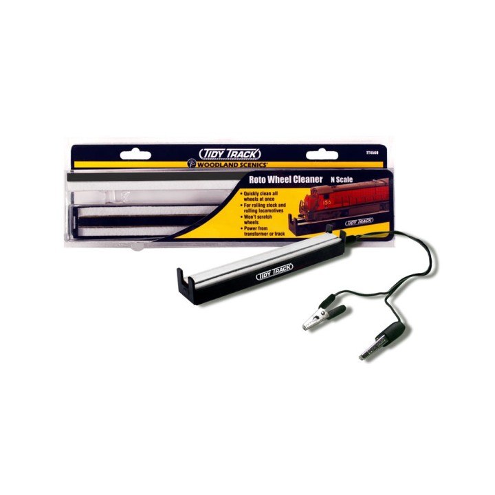 LIMPIADOR DE RUEDAS ROTO WHEEL CLEANER ESCALA N WOODLAND SCENICS TT4560