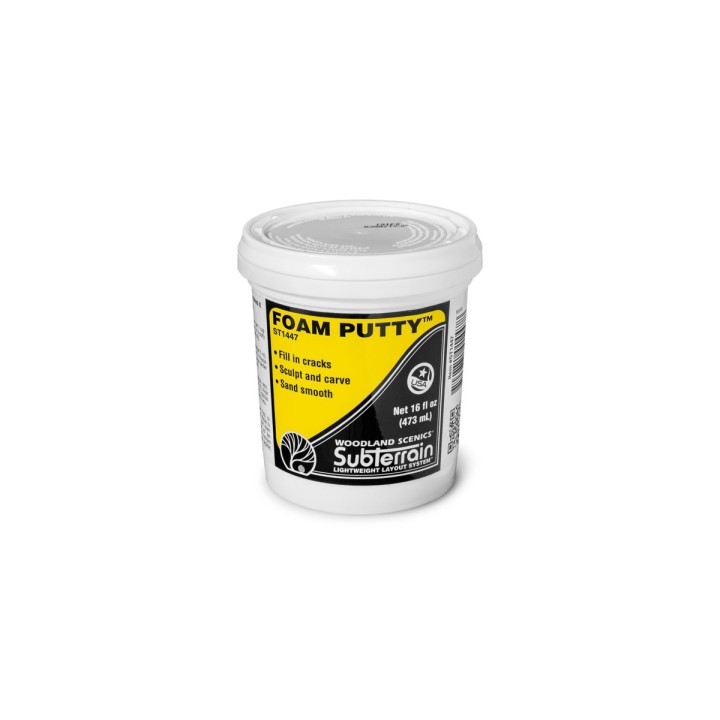 MASILLA PARA ESPUMA FOAM PUTTY 473 ML WOODLAND SCENICS ST1447