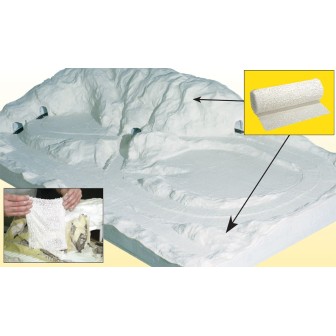 VENDA DE YESO PARA MODELISMO PLASTER CLOTH 20,3 CM × 4,57 M WOODLAND SCENICS C1203