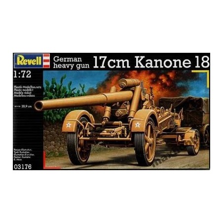 CAÑON ALEMAN 18 17cm REVELL 1/72