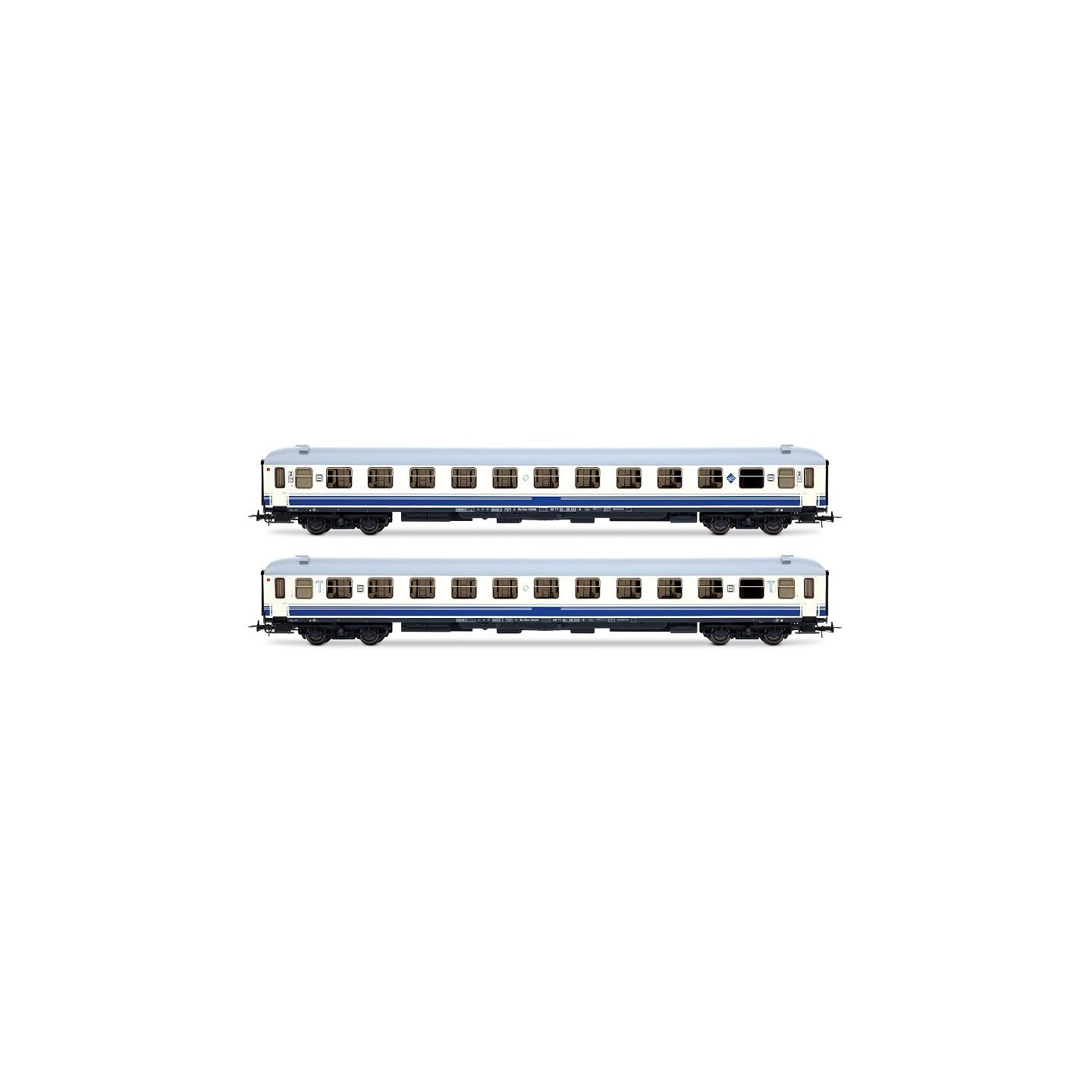 SET 2 COCHES LITERAS RENFE "ESTRELLA RÍAS BAJAS" H0 ELECTROTREN HE4040