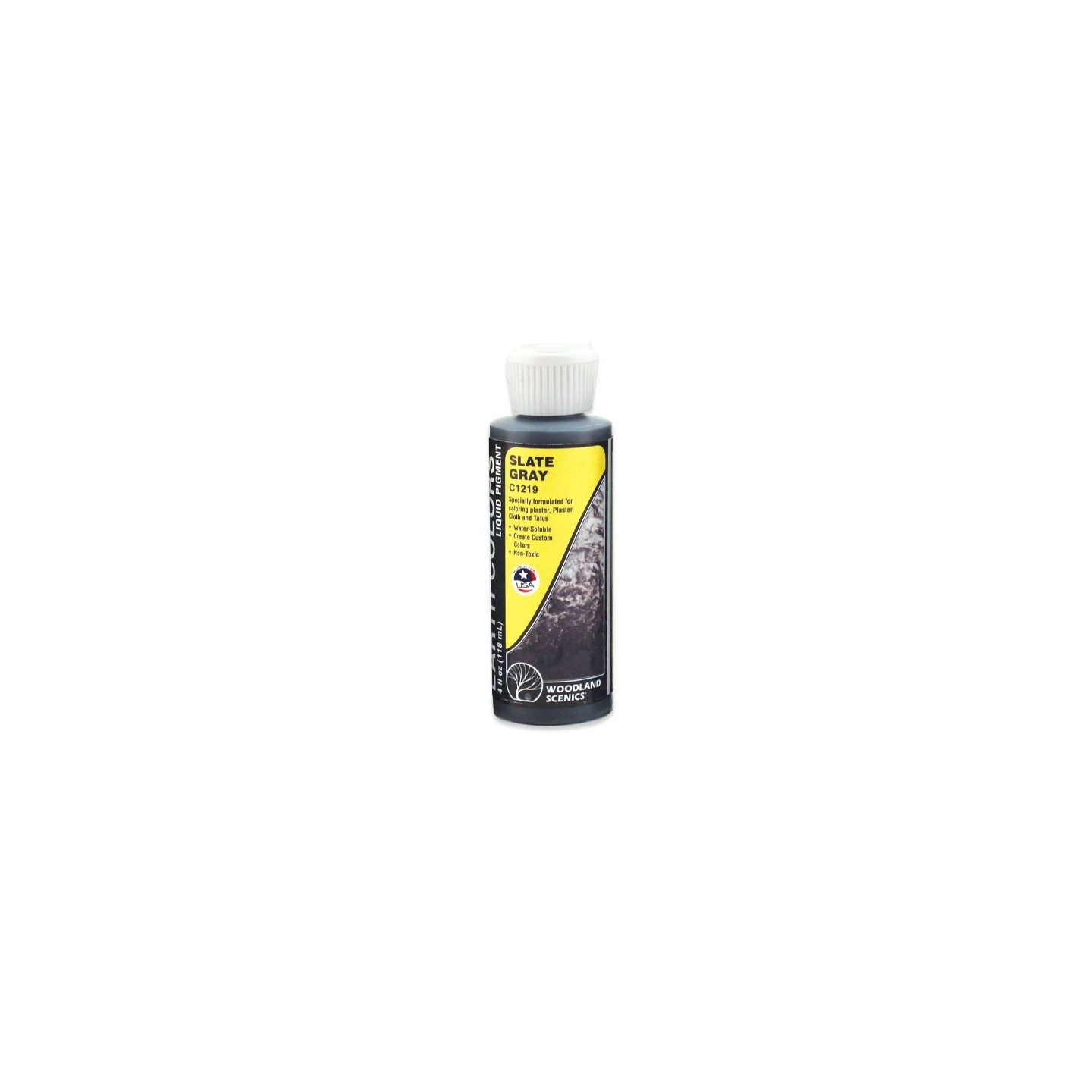 PIGMENTO LÍQUIDO GRIS PIZARRA SLATE GRAY 118 ML WOODLAND SCENICS C1219