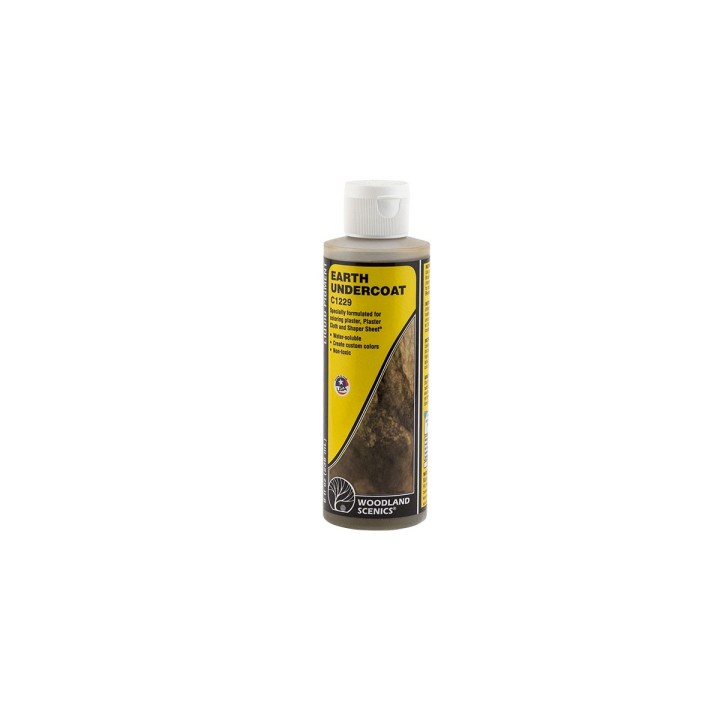 PIGMENTO BASE COLOR TIERRA EARTH UNDERCOAT 236 ML WOODLAND SCENICS C1229