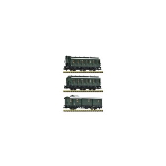 SET DE 3 COCHES DE PASAJEROS ÖBB ÉPOCA III ESCALA N FLEISCHMANN 6260055