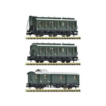 SET DE 3 COCHES DE PASAJEROS ÖBB ÉPOCA III ESCALA N FLEISCHMANN 6260055