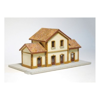 ESTACIÓN TORRE DEL MAR MONTADA Y PINTADA FEMODEL FN010 ESCALA N