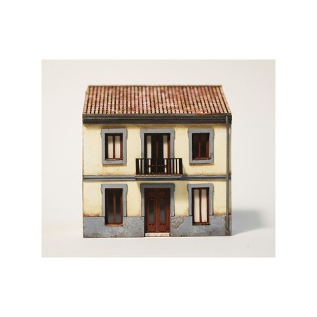 CASA CALLE BONAIRE MONTADA Y PINTADA FEMODEL FN014 ESCALA N