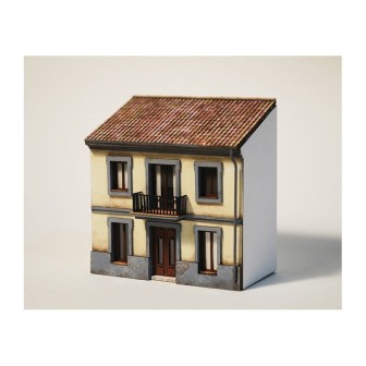 CASA CALLE BONAIRE MONTADA Y PINTADA FEMODEL FN014 ESCALA N