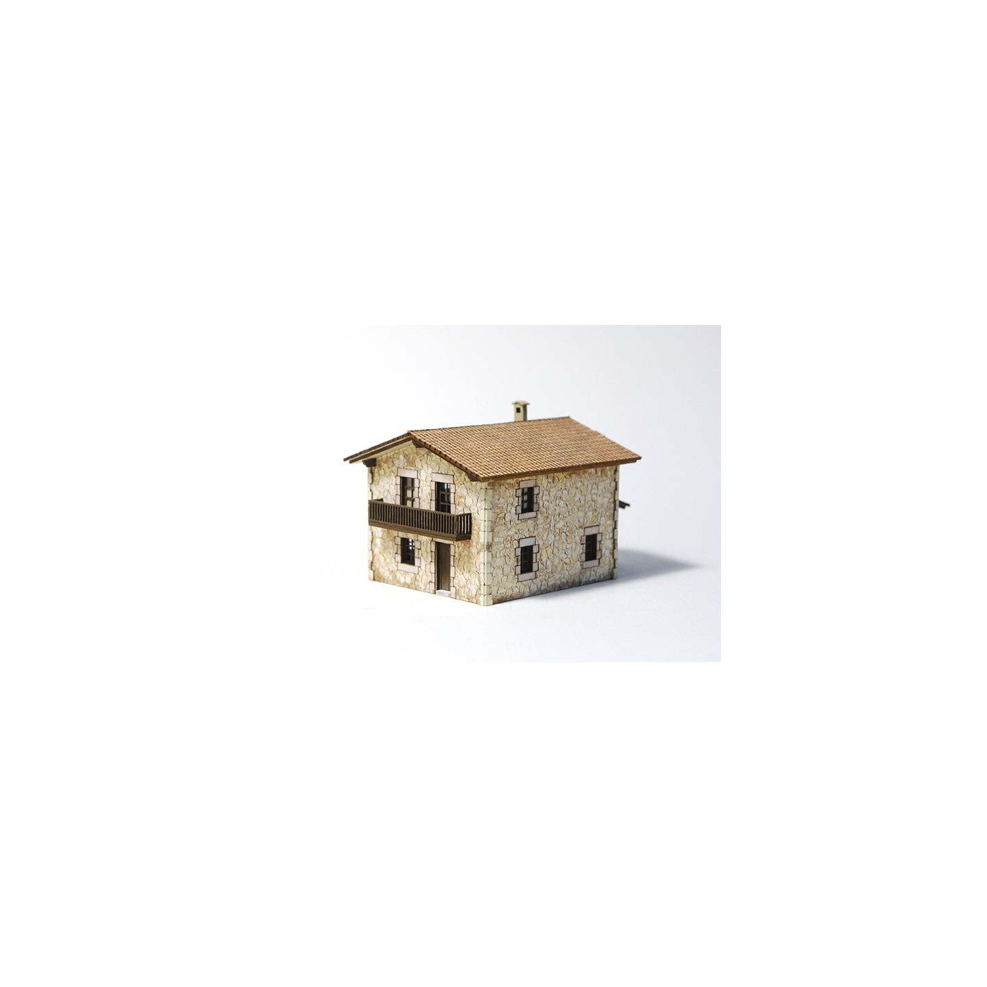 EDIFICIO SENDA DEL OLMO MONTADO Y PINTADO FEMODEL FN046 ESCALA N