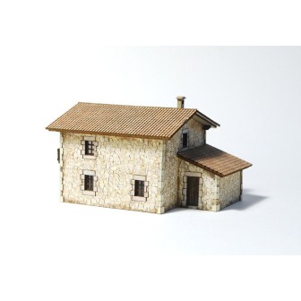 EDIFICIO SENDA DEL OLMO MONTADO Y PINTADO FEMODEL FN046 ESCALA N