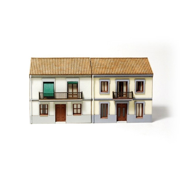 KIT 2 CASAS CALLE DEL POZO + CALLE BONAIRE FEMODEL KN601 ESCALA N