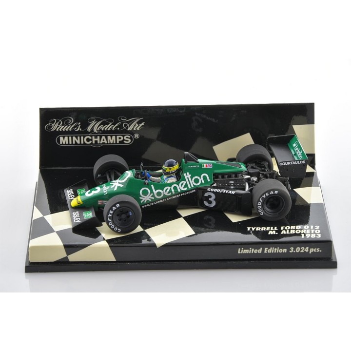 TYRRELL FORD 012 GP 1983 M. ALBORETO 1/43